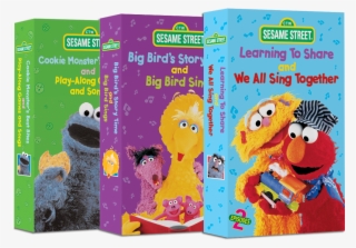 Logos, Covers, Packaging For Ctw - Sesame Street Learning To Share And We All Sing Together