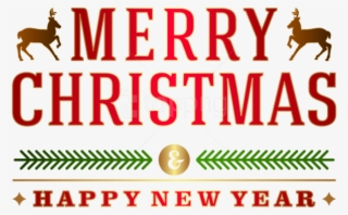 Free Png Merry Christmas Png Png - Tulisan Selamat Natal Dan Tahun Baru 2019
