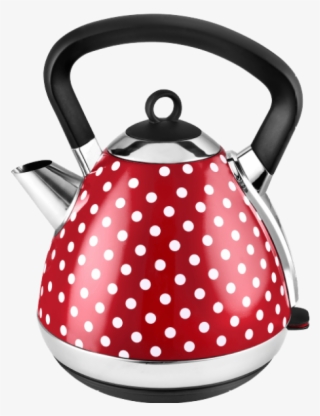 Waterkoker Polkadot Rood Met Witte Stippen - Kalorik Country Dots
