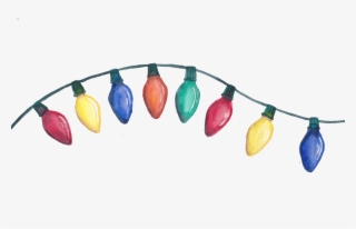 Strand Of Christmas Lights Png Pic - Bud