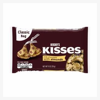 Hershey's Kisses Milk Chocolate With Almonds, 11-ounce - Chocolate Kisses
