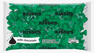 Hershey's Kisses Milk Chocolate With Dark Green Foil - Black Foiled Hersheys Kisses