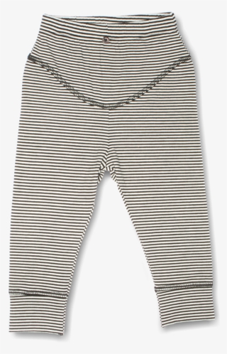 Long John Leggings, Black & White Stripe - Pajamas