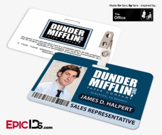 The Office Identification Badge-dunder Mifflin Sales - Dunder Mifflin Name Tag Angela