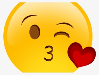 Blushing Emoji Clipart One Png - Blowing Kiss Emoji