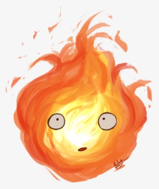 Calcifer By Blackdiamond13-d8na3df Howl's Moving Castle - Howls Moving Castle Png