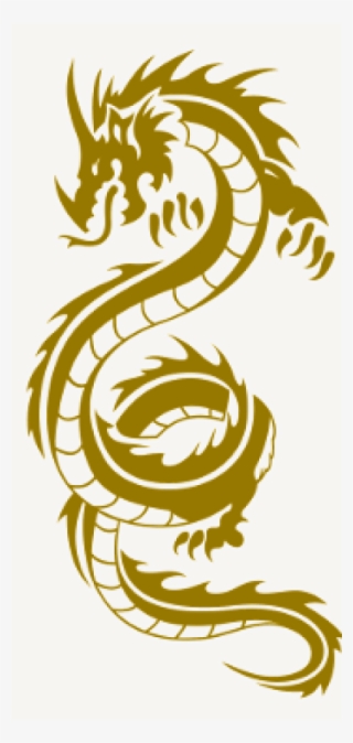 Bronze Dragon - Gold Chinese Dragon Symbol