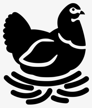Hen Chicken Brood Svg Png Icon Free Ⓒ - Egg Farm Icon