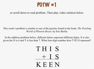 Potw - Keiser University