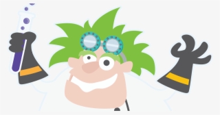 Microscope Clipart Mad Scientist - Cartoon