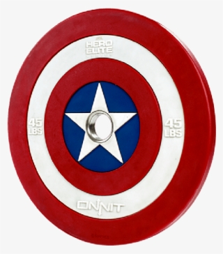 Captain America Shield Barbell Plate