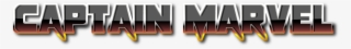 Captain Marvel Logo Big - Orange