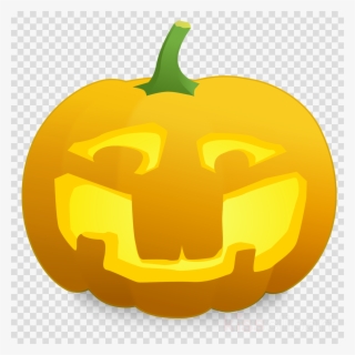 Halloween Pumpkin Yellow Png Transparent Background - Transparent Background Cartoon Pumpkin