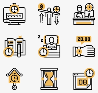 Time Management - Corruption Flat Icon