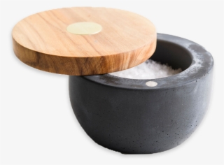 Berard Round Stone Salt Keeper - Plywood