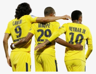 Edinson Cavani, Kylian Mbappé, Neymar Render - Neymar Jr Mbape Dan Cavani