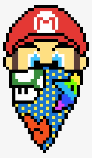 Gangster Mario - Dessin Pixel Art Spider Man