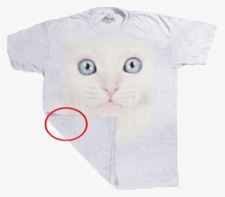 Футболка С Дефектом White Kitten Face - Kitten