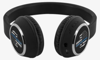 Thin Blue Line Skull Headphones - Bts Bluetooth Headphones