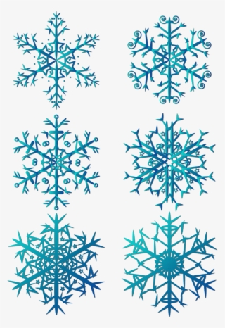 Christmas Snowflake Winter Blue Element Png And Vector