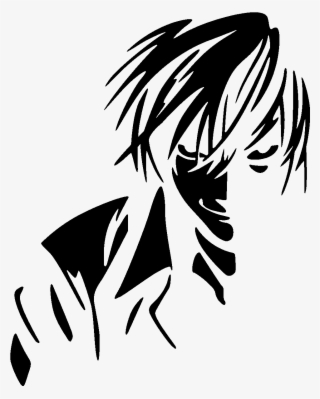 Stickers Muraux Pour Les Enfants - Death Note Noir Et Blanc