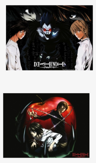 Top - - Left - L Middle - Ryuk Right - Light Bottom - Death Note Anime Rating