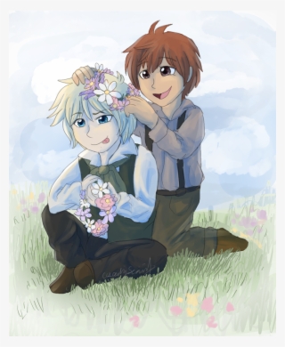 Onii And I Used To Pick The Flowers - Cartoon