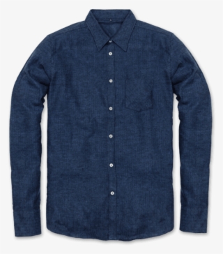 Sunspel Indigo Cotton Shirt
