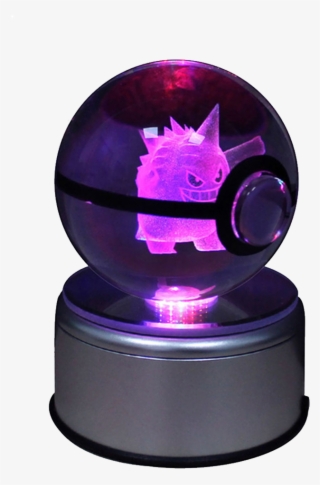Color Changing Gengar Crystal Pokeball - Crystal Ball