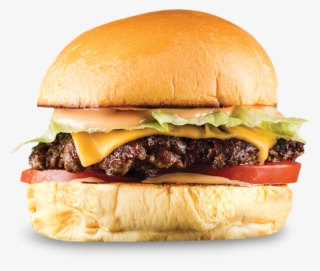 100% Certified Angus Beef 1/2 Lb Fresh, Never Frozen - Burger With White Background