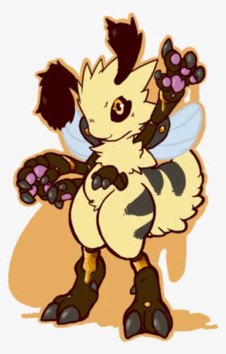 Honeybee Honey Blood Drip Paws Furry Claws Bee Bee - Cartoon