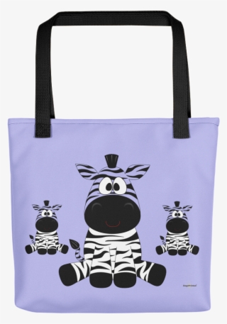 Fashion Tote Bag With A Zipper - Zebra Png