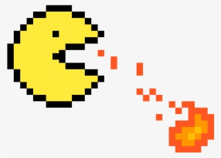 Pac Man Fire Gif - Pacman Pixel Png Gif