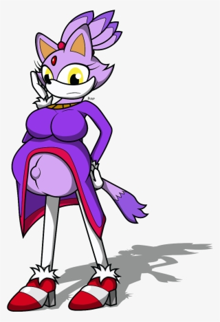 Blaze The Cat 2019 - Cartoon