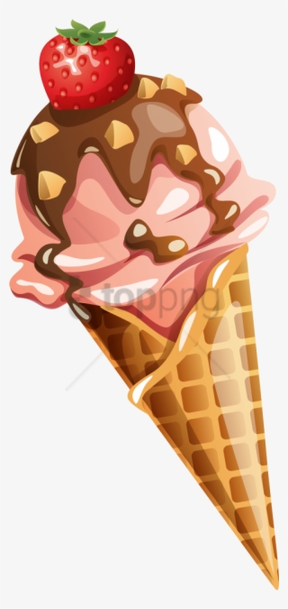 Free Png Ice Cream Frutti Di Bosco Euclidean Vector - Clipart Ice Cream In Hand