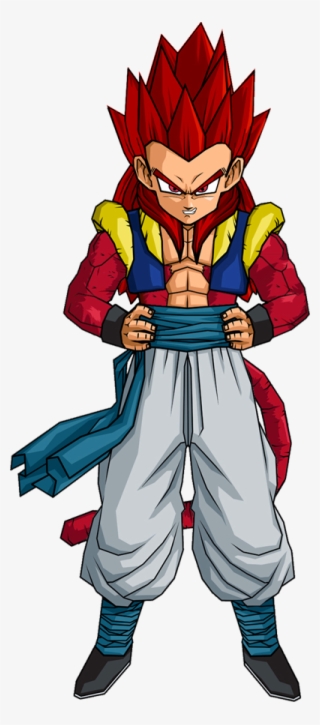 His Face Is Nearly Always Chipper Looking, A Smirk - Dragon Ball Goten Ssj4