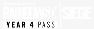 Tom Clancy's Rainbow Six® Siege Year 4 Pass - Black-and-white