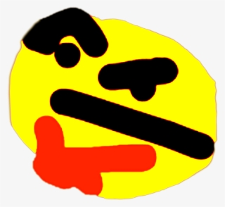 #emoji #hmm #b #deepfry #deepfried #deepfriedmemes - Discord Thinking Emoji Png