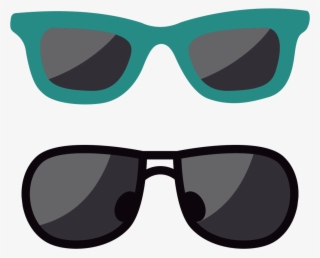 Vector Black Animation Sunglasses Free Download Png - Oculos De Sol Desenho