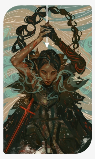 Le-shae Dragon Age Tarot Cards, Dragon Age Inquisition, - Illustration