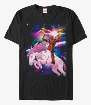 Tacos On A Unicorn Deadpool T Shirt - Space Unicorn T Shirt