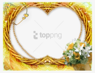 Free Png Gold Wedding Frames Png Png Image With Transparent - Download Frames
