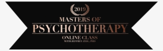 2019 Masters Of Psychotherapy Online Banner - Graphic Design