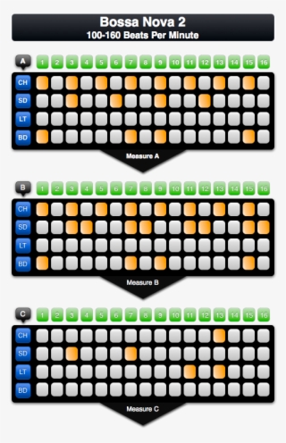 Bossa Nova Pattern - Pattern 004