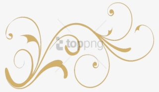 Free Png Gold Swirls Png Png Image With Transparent - Gold Swirl Design Transparent Background