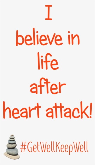 Ladies' “i Believe In Life After Heart Attack” T-shirt - Poster