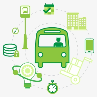 Ent-vision Launched Smart Transport - Smart Transportation Png