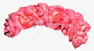 Tumblr Transparent Flower Crown Png Image With Transparent - Pink Flowers Crown Png