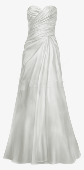 Free Png Download Satin Wedding Dress Clipart Png Photo - Wedding Dress Clipart Transparent