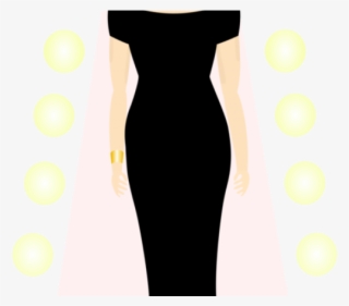 Black Dress Clipart Fashionable Clothes - Little Black Dress